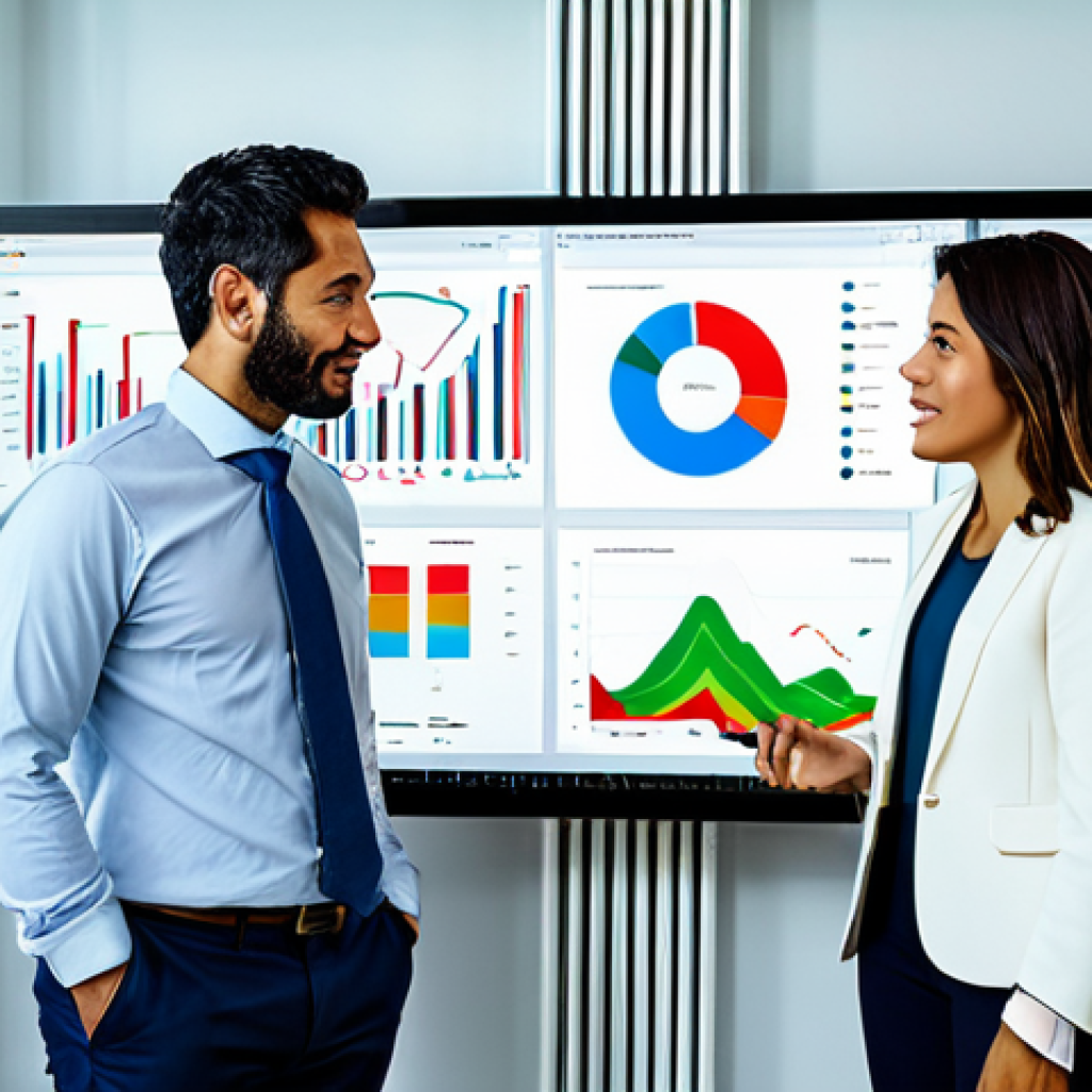 **
"A dynamic team of Brazilian business professionals collaborating in a modern São Paulo office, fully clothed in appropriate business attire, discussing sales strategies using data analytics dashboards on large screens, showcasing graphs and charts. Bright, professional lighting, safe for work, family-friendly, perfect anatomy, natural poses, modest clothing."
**