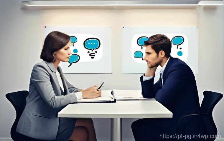 BB 세일즈 프로세스 개선을 위한 고객 요구 분석 - **Prompt 1: Deciphering the Client's Core (Puzzle Metaphor)**
    "A diverse male B2B sales professi...