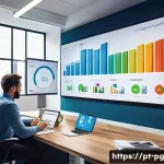Home 22 BB 세일즈 프로세스 개선을 위한 시각화 도구 - A detailed, colorful sales funnel visualization showing multiple stages from prospecting to closing,...